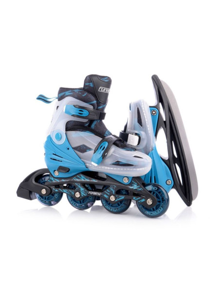 Łyżwy./rolki/wrotki regulowane funactiv adapt 4w1 boy