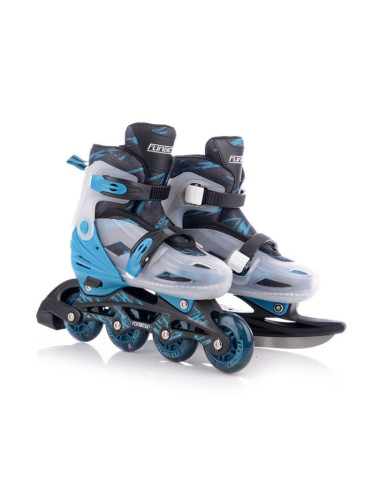 Łyżwy./rolki/wrotki regulowane funactiv adapt 4w1 boy
