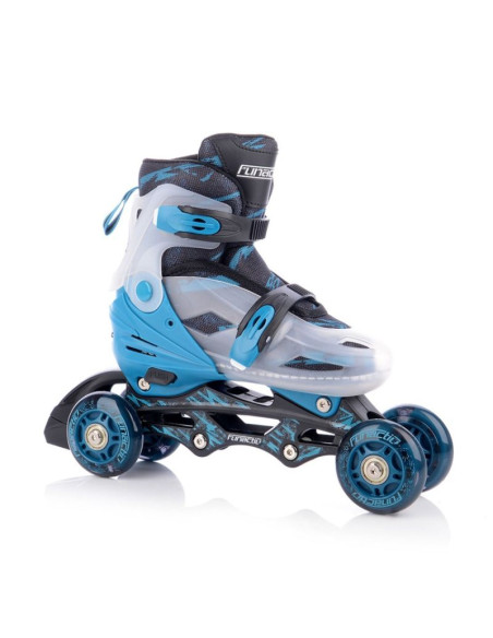 Łyżwy./rolki/wrotki regulowane funactiv adapt 4w1 boy