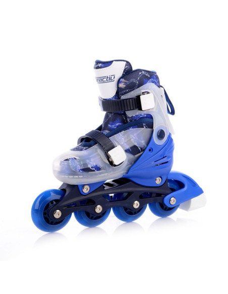 Łyżwy./rolki/wrotki regulowane funactiv adapt led 4w1 boy