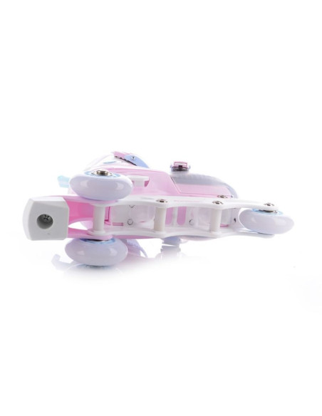 Łyżwy./rolki/wrotki regulowane funactiv adapt led 4w1 gil