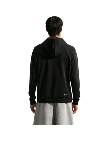 Bluza męska nike dri-fit standard issue pull over hoodie czarna fd7734 010
