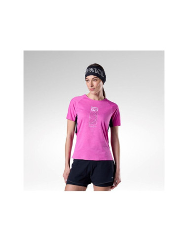 Koszulka szybkoschnąca damska rossignol sapa ultra tee - electric fuchsia rozmiar: l