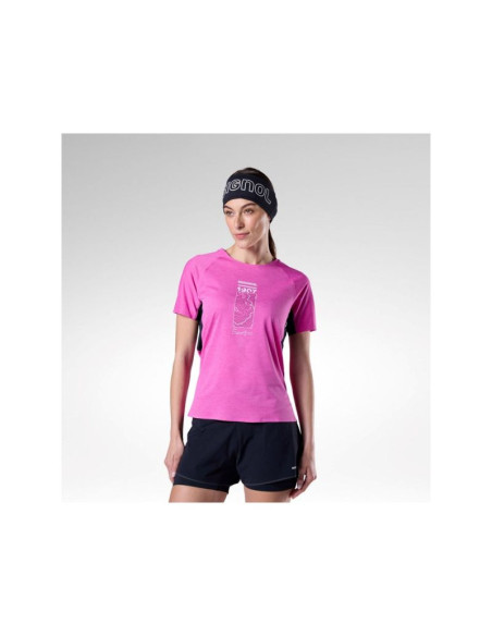 Koszulka szybkoschnąca damska rossignol sapa ultra tee - electric fuchsia rozmiar: l