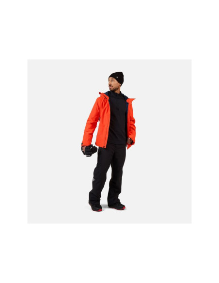 Bluza męska rossignol mid layer stretch hz czarna