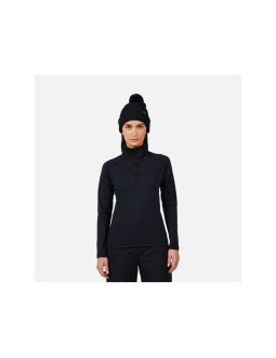 Bluza damska rossignol w mid layer stretch hz czarna