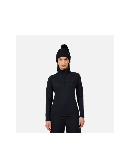 Bluza damska rossignol w mid layer stretch hz czarna