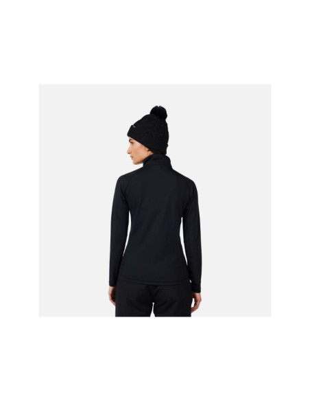 Bluza damska rossignol w mid layer stretch hz czarna
