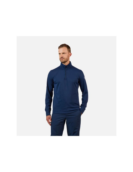 Bluza męska rossignol mid layer stretch hz granatowa