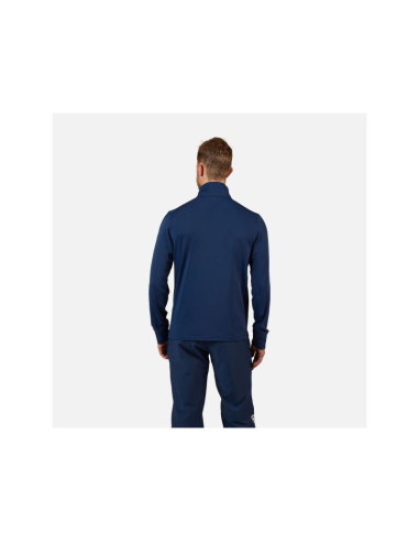 Bluza męska rossignol mid layer stretch hz granatowa