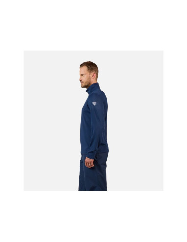 Bluza męska rossignol mid layer stretch hz granatowa