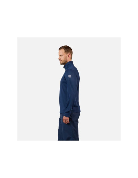Bluza męska rossignol mid layer stretch hz granatowa