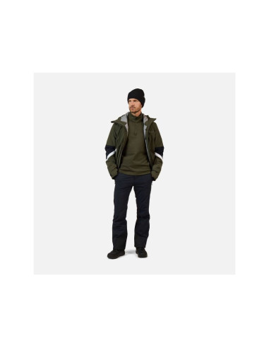 Bluza męska rossignol mid layer stretch hz zielona
