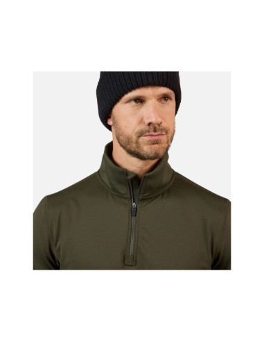 Bluza męska rossignol mid layer stretch hz zielona