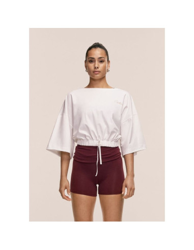 Koszulka damska casall heavy cotton crop tee kolor biały