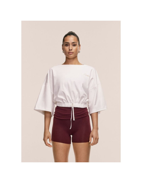 Koszulka damska casall heavy cotton crop tee kolor biały