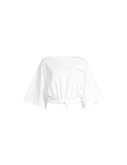 Koszulka damska casall heavy cotton crop tee kolor biały 2