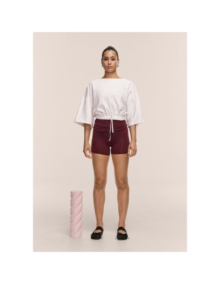Koszulka damska casall heavy cotton crop tee kolor biały