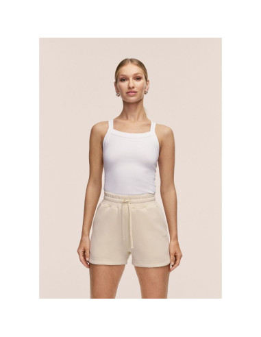 Szorty damskie casall peachy shorts kolor biały
