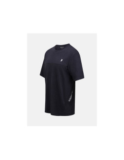 Koszulka męska peak performance m trail wool blend ss kolor czarny 2