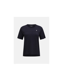 Koszulka peak performance w trail wool blend ss czarny