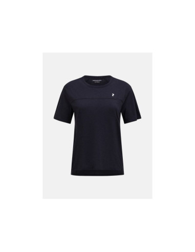 Koszulka peak performance w trail wool blend ss czarny