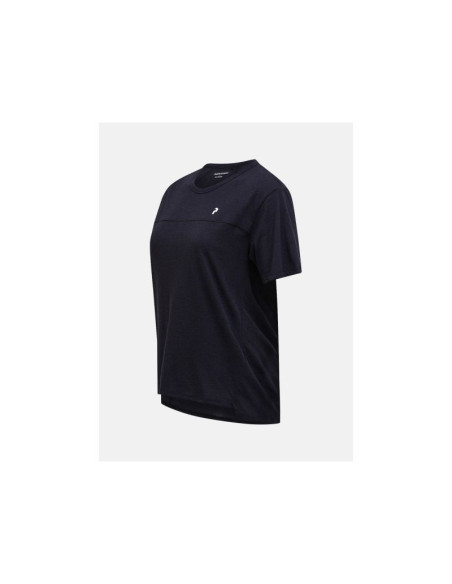 Koszulka peak performance w trail wool blend ss czarny