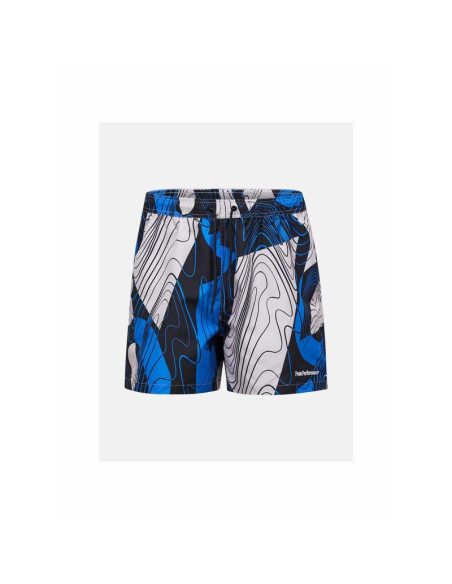 Szorty męskie peak performance m graphic swim shorts kolor niebieski