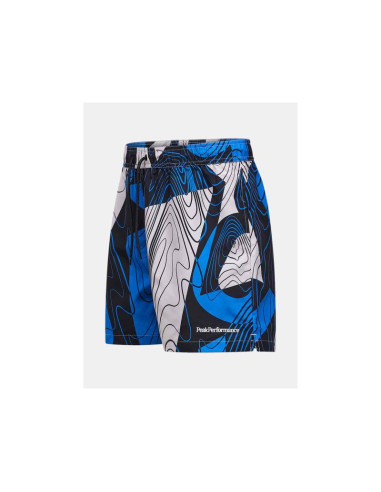 Szorty męskie peak performance m graphic swim shorts kolor niebieski