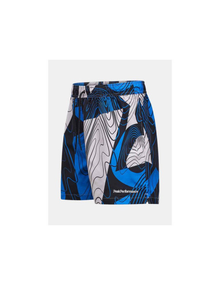 Szorty męskie peak performance m graphic swim shorts kolor niebieski