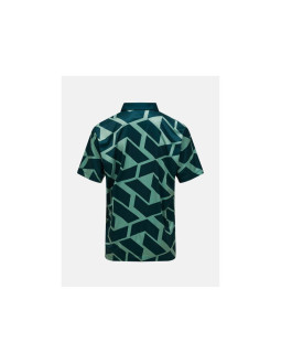 Koszulka męska peak performance m graphic polo kolor zielony 2