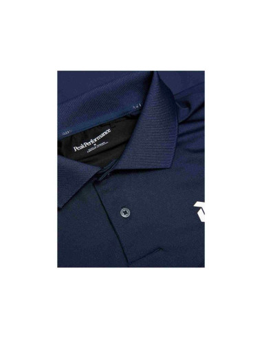 Koszulka męska peak performance m swift polo kolor granatowy