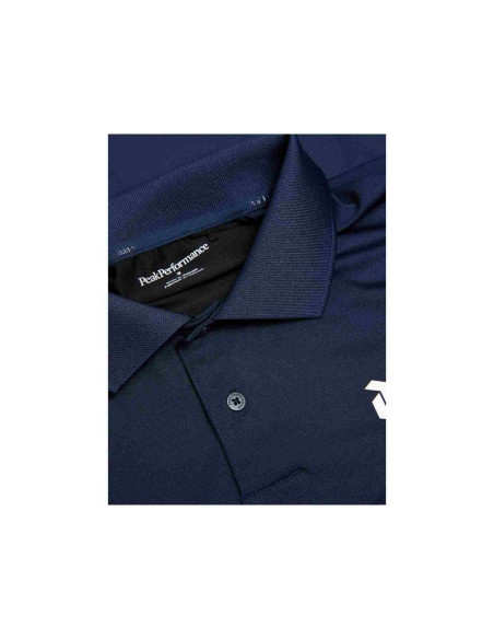 Koszulka męska peak performance m swift polo kolor granatowy