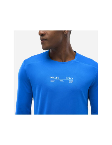 Koszulka męska millet intense ts ls m niebieska'