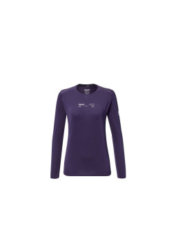 Koszulka damska millet intense ts ls w fioletowa