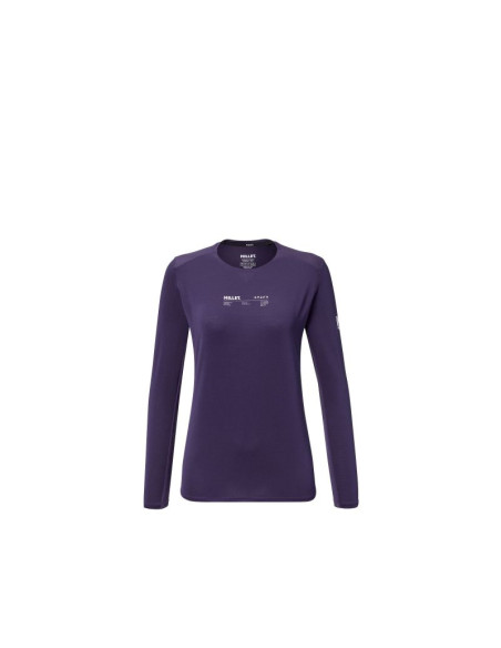 Koszulka damska millet intense ts ls w fioletowa