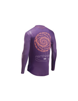 Koszulka rowerowa northwave edge 2 jersey ls fioletowy 2
