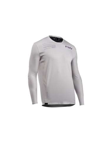 Koszulka rowerowa northwave edge 2 jersey ls szary