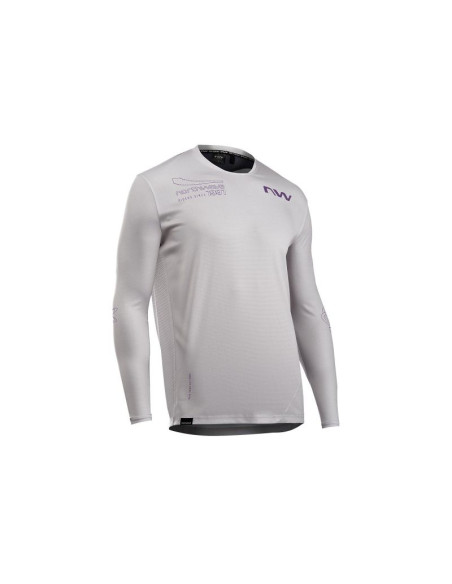 Koszulka rowerowa northwave edge 2 jersey ls szary