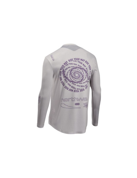 Koszulka rowerowa northwave edge 2 jersey ls szary