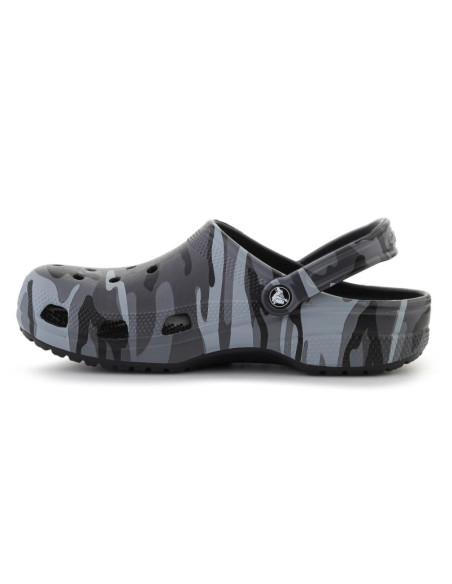 Crocs classic camouflage clog black/slate grey 211936-0dd