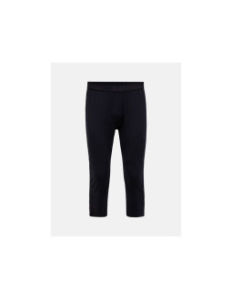 Spodnie termiczne peak performance magic 3/4 long johns wool-blend baselayer men czarny