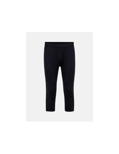 Spodnie termiczne peak performance magic 3/4 long johns wool-blend baselayer men czarny
