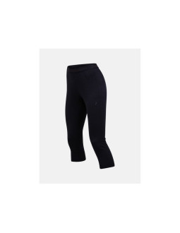 Spodnie termiczne peak performance magic 3/4 short johns wool-blend baselayer women czarny 2