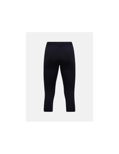 Spodnie termiczne peak performance magic 3/4 short johns wool-blend baselayer women czarny