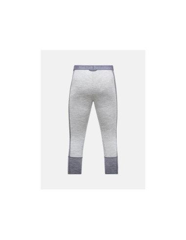 Spodnie termiczne peak performance magic 3/4 short johns wool-blend baselayer women szary