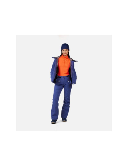 Bluza damska rossignol w mid layer stretch hz pomarańczowy