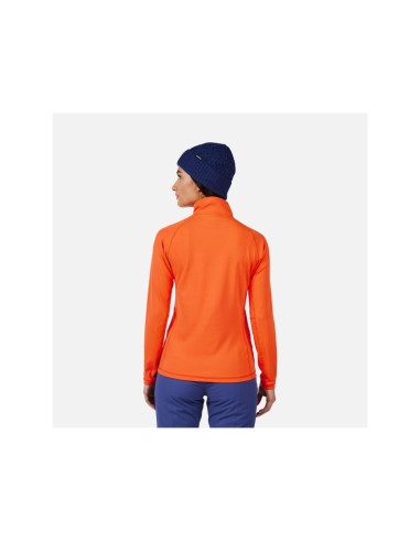 Bluza damska rossignol w mid layer stretch hz pomarańczowy