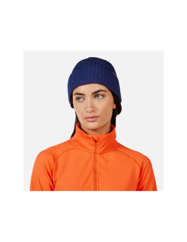 Bluza damska rossignol w mid layer stretch hz pomarańczowy