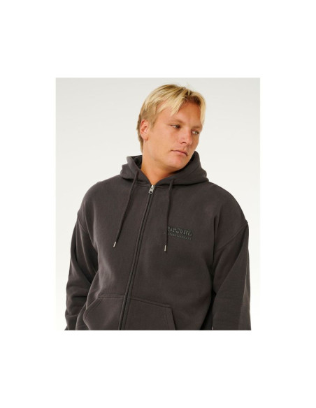 Bluza męska rip curl surf puff zip thru czarna